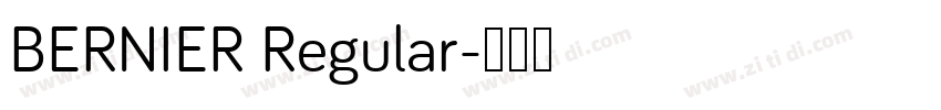 BERNIER Regular字体转换